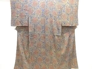 大正ロマン　紋錦紗花模様着物